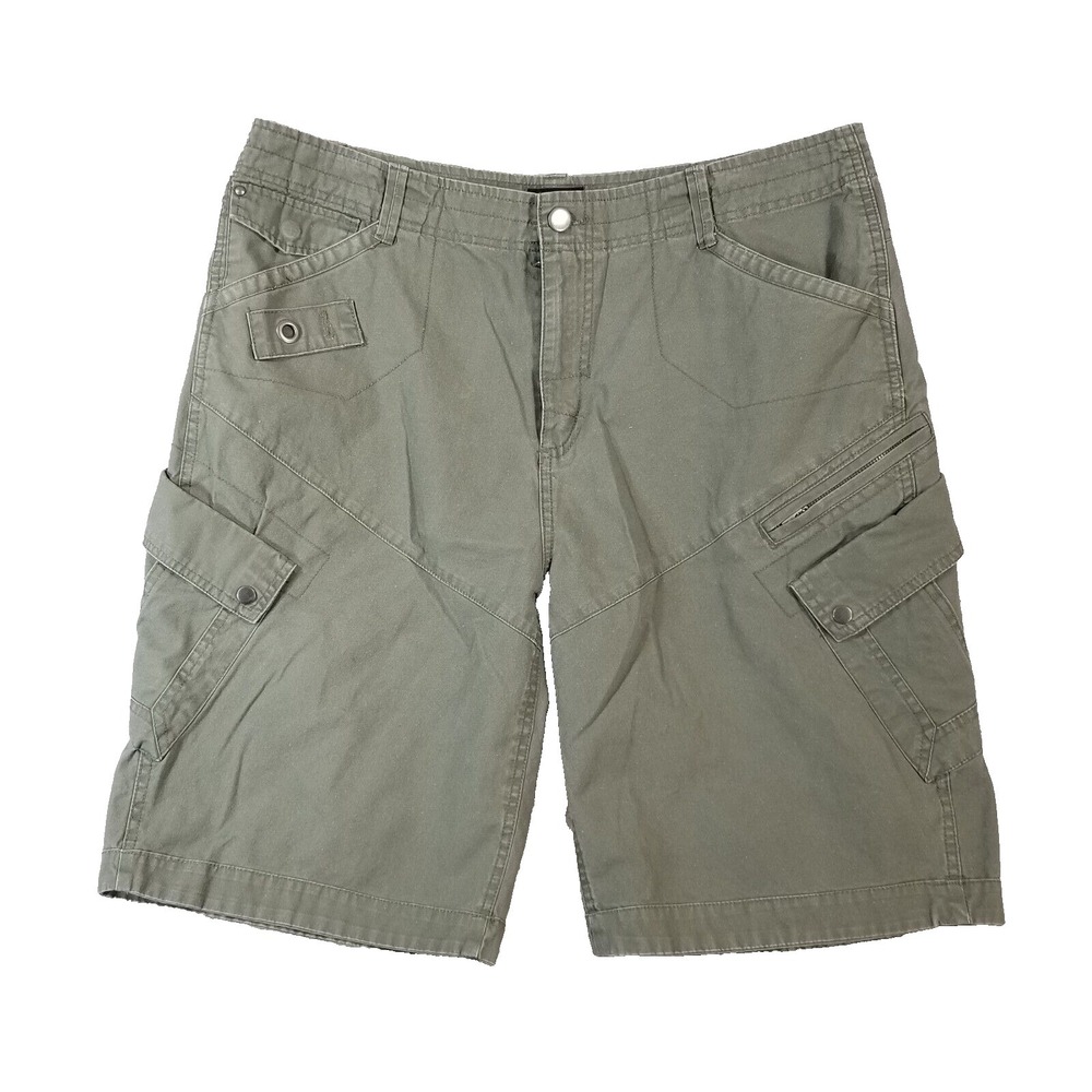 Foot Locker cargo‎ shorts men's 38x11 khaki green outdoor Street Urban